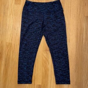90 degree navy/black 3/4 length workout leggings